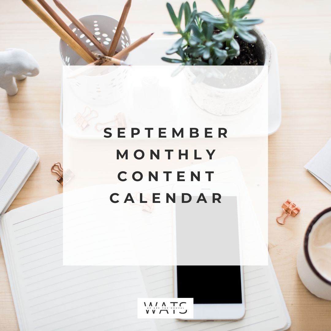 Your Socials Sorted Content Calendar – September 2025